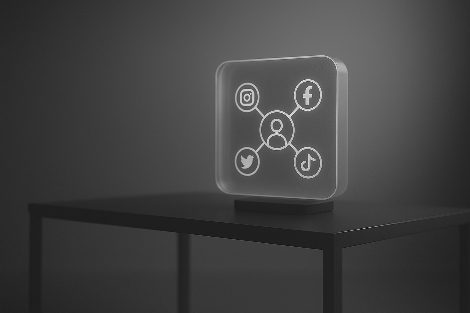 Social media content grid